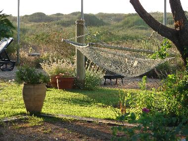 Jedes Haus besitzt einen eigenen Garten mit Privatsphaere