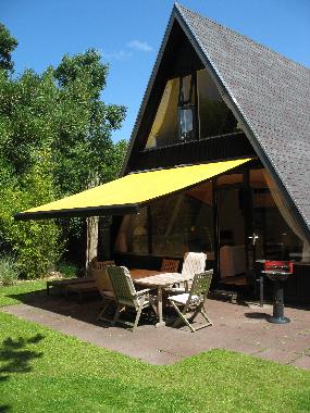 A-House, Scharendijke,Zeeland, Terasse mit Teak Gartenmeubeln