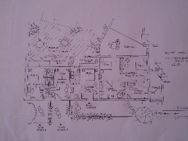 Grundriss des Bereiches G�stetrakt auf der linken Geb�udeseite - der rechte Teil - hier nicht darges