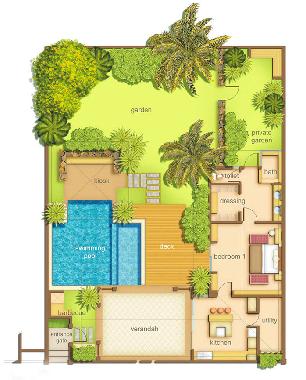 Ferienhaus in Grand Bay (Port Louis) oder Ferienwohnung oder Ferienhaus