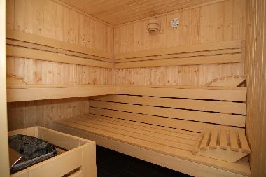 eigene Sauna im Bad der H�user Meeresfunkeln und Sonnentr�umer