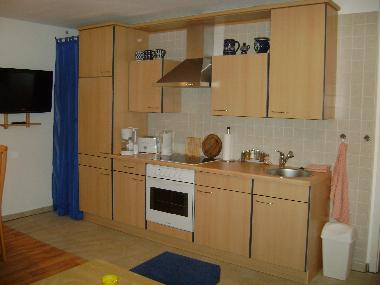 komplette K�chenzeile mit Ger�ten