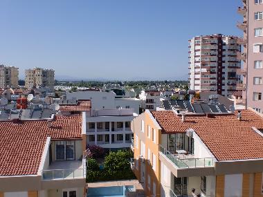 Blick vom kleinen Balkon