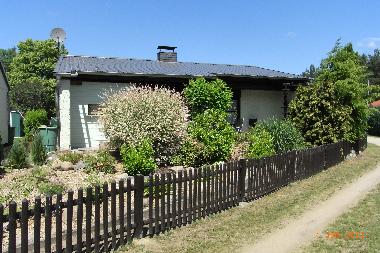Das Ferienhaus in Fleeth von vorn