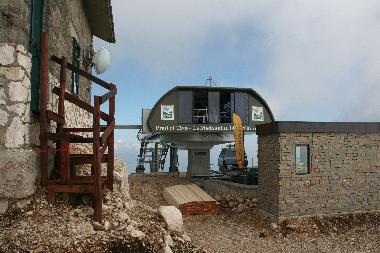 das ist der einfache Part: mit dem Lift nach oben