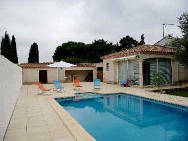 Villa in maraussan (H�rault) oder Ferienwohnung oder Ferienhaus