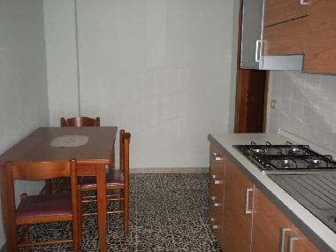 Voll ausgestattete K�che Wohnzimmer