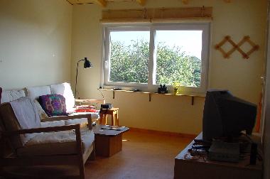 Wohnzimmer im Holzhaus