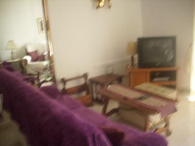 Wohnbereich mit SAT-TV