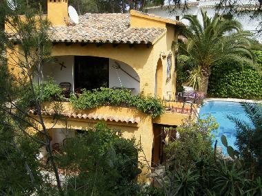 Casa Malaga S�dseite, nicht einsehbar, mit direktem Poolzugang