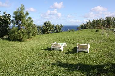 Sicht von der Terrasse aus