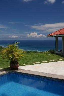 Blick vom Pool