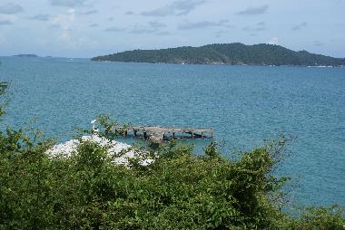 Blick zur Insel Koh Sameth