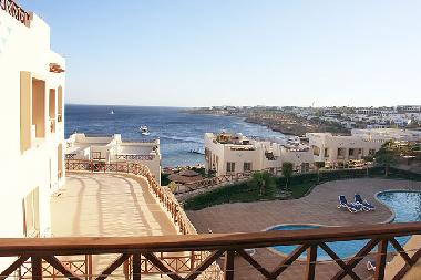 view from balkony to the sea
