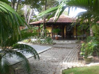 Blick zum Gaestehaus