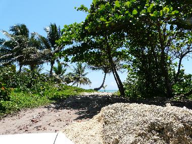 Weg zum Strand