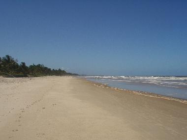 Kilometerweiter Sandstrand direkt am Haus