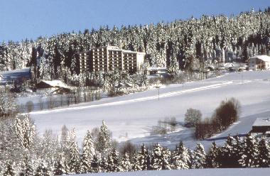 Haus Bayerwald im Winter