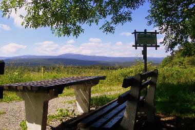 Blick zum Fichtelberg