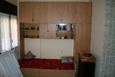 Schlafecke mit ausziehbarem Doppelbett