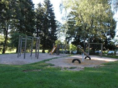 Der Spielplatz im Feriendorf Hagbgerl