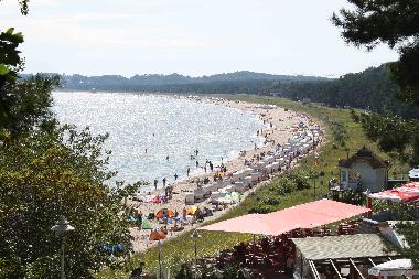 Sandstrand in Sellin auf R�gen nur 250 m entfernt