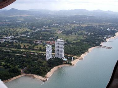 Luftaufnahme der verschiedenen Buchten