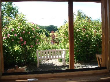 Blick aus dem Schlafzimmer