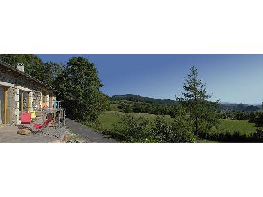 Blick vom Gstebalkon, bzw. -terrasse