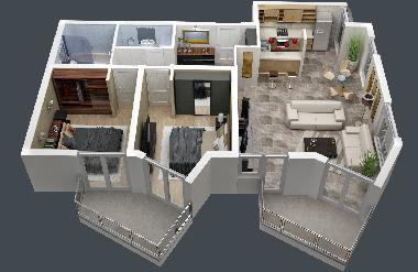 Ferienwohnung in Kotor (Montenegro) oder Ferienwohnung oder Ferienhaus