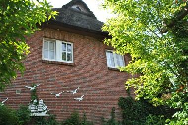 Giebelseite mit Blick aus OG Fenstern zum Deich