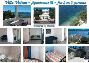 Villa in Komarna (Dubrovacko-Neretvanska) oder Ferienwohnung oder Ferienhaus