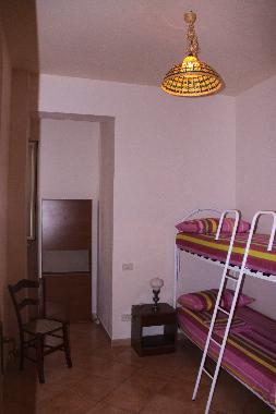 Das Schlafzimmer mit Etagenbett f�r 2 Personen