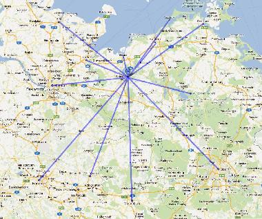 Haus Heide liegt zentral f�r Besichtigungen