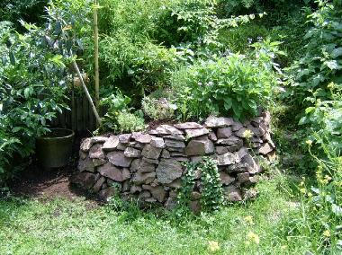 Kr�uterspirale in unserem Garten