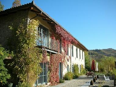 Haus in Herbstfarben