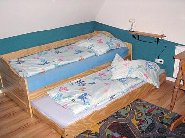 Schlafen Einzellbett mit Ausziehbett