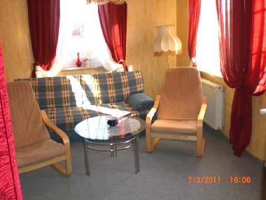 Wohnbereich mit Schlafsofa