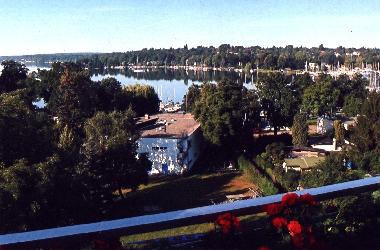 Ausblick vom Balkon