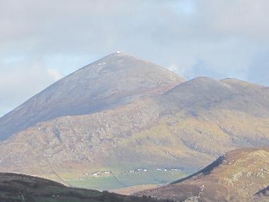 Croagh Patrick, Blick von Clew Bay House