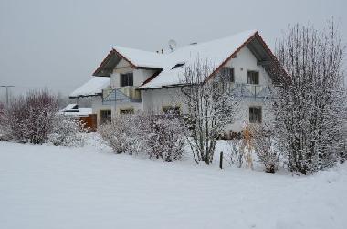Unser Haus im Winter