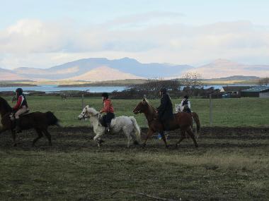 Reiten an der Clew Bay
