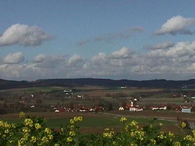 der Ortseingang von Bayerbach