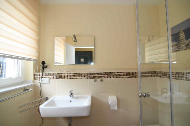 G�ste-WC mit Glasdusche