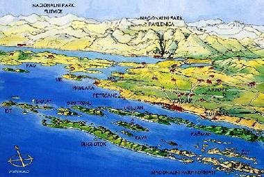 Ferienhaus in Rivanj (Zadarska) oder Ferienwohnung oder Ferienhaus