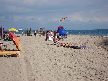 am Strand im Herbst
