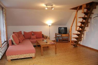 Wohnung Ausguck: Helles Appartement f�r 2 Personen mit Blick zu den Nordseeinseln