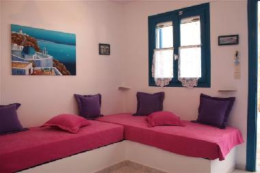 Hotel in Antiparos (Kyklades) oder Ferienwohnung oder Ferienhaus