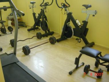 Fitness Raum im MAISONETTE Apartment