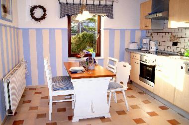 Landhausk�che mit Kaminofen 